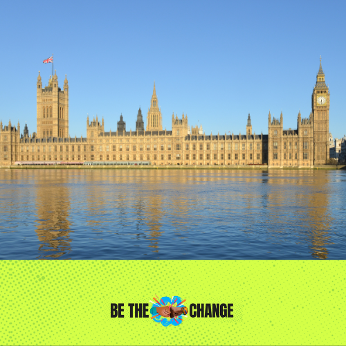 Photo of UK Parliament buildings at Westminster from across the River Thames