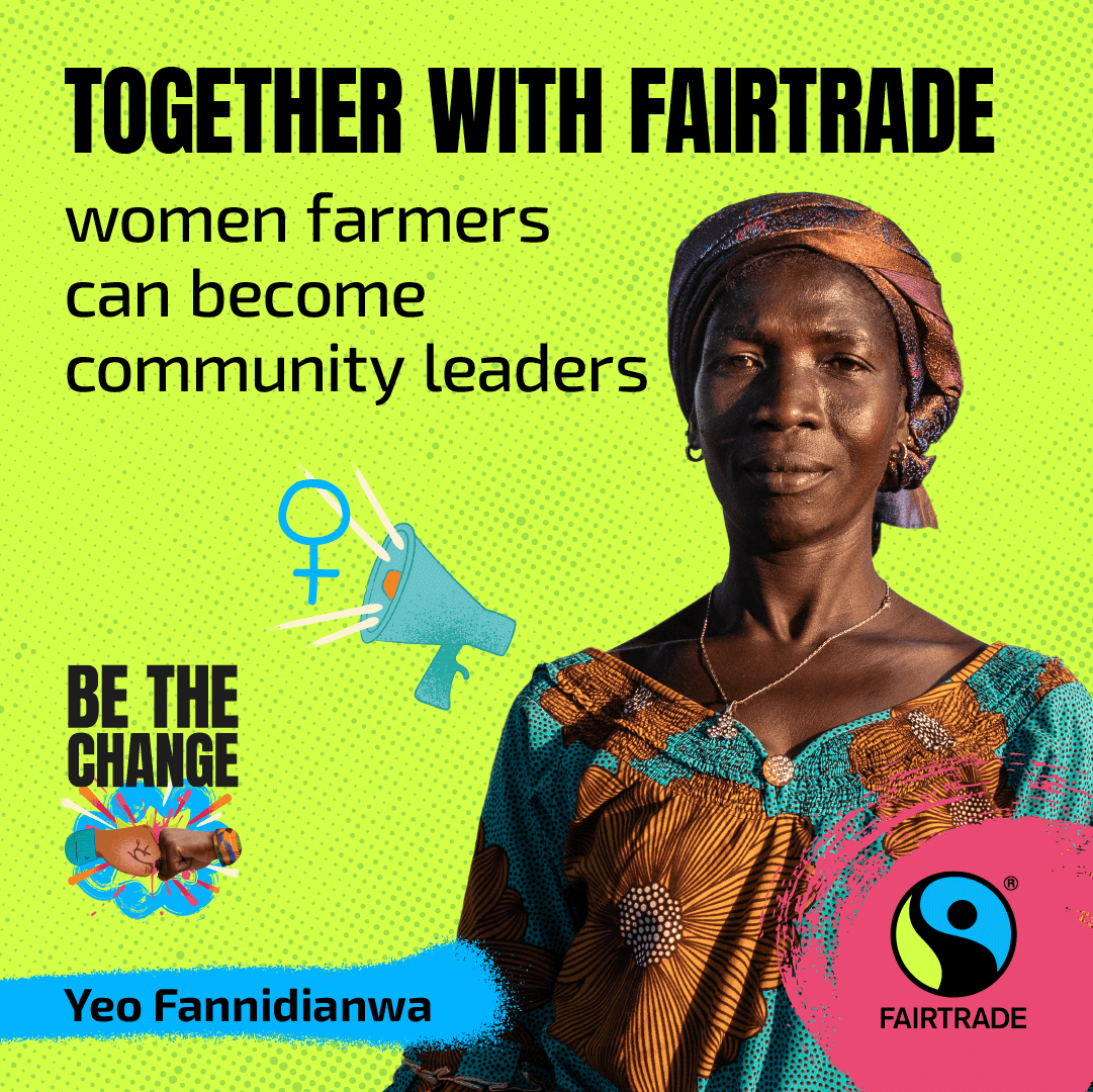 Together with Fairtrade women farmers can become community leaders