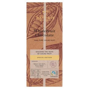 Waitrose Wholefruit chocolate bar